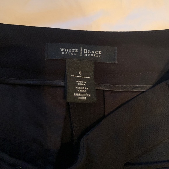 Black size 0 - 7/8 length pant WHBM - Picture 10 of 13